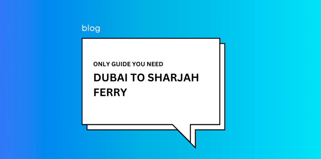 Dubai to Sharjah Ferry